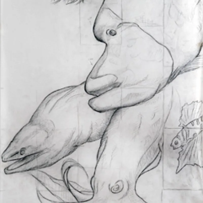 Earlier Works - san sebastiano bozzetto2