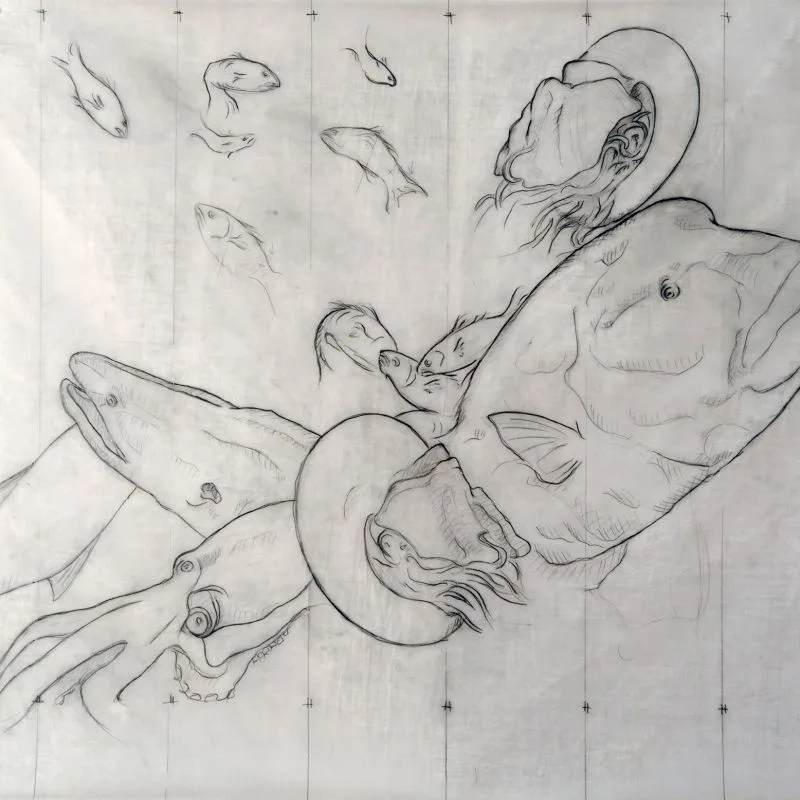 Elgin Marbles - dionysus disegno 2