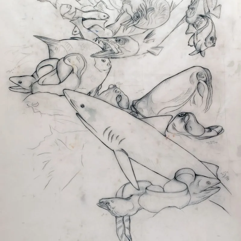 Earlier Works - john the baptist disegno 1