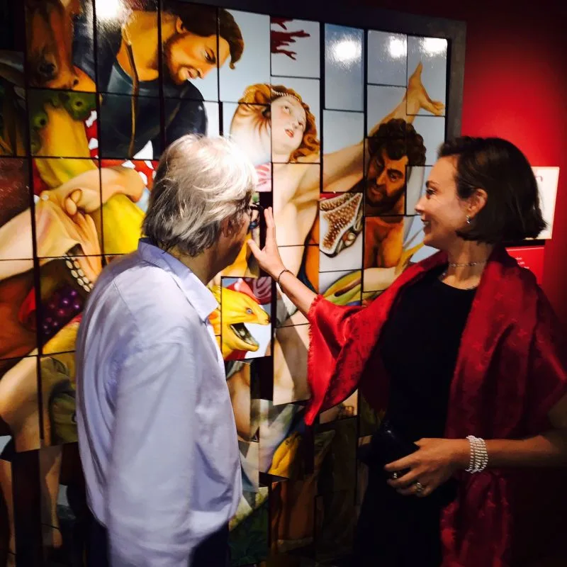 Earlier Works - the rape of the sabine with vittorio sgarbi curator expo 2000 image 2