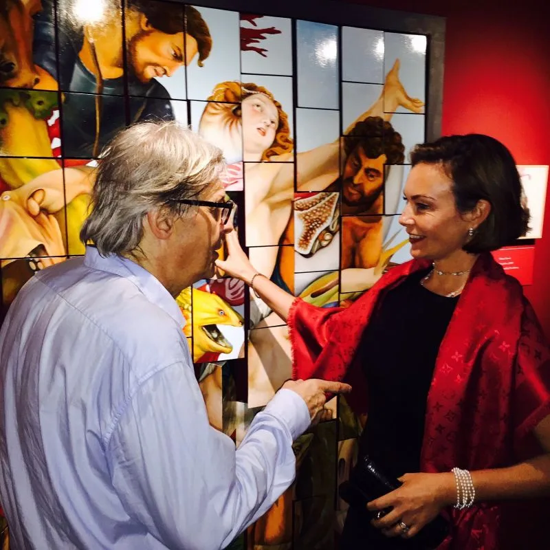 Earlier Works - the rape of the sabine with vittorio sgarbi expo 2000 image 1