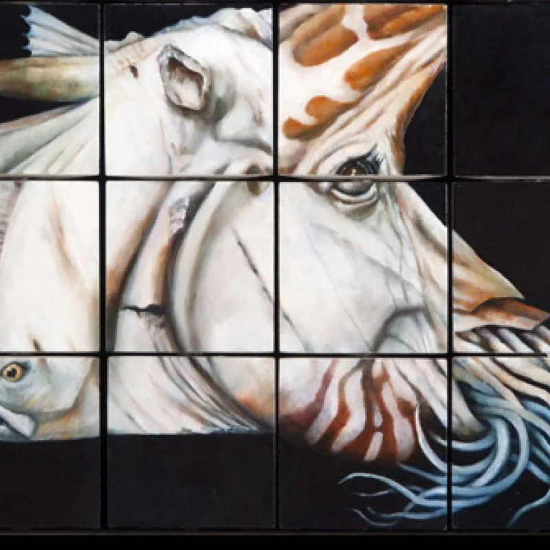 Elgin Marbles - horse head nero 1