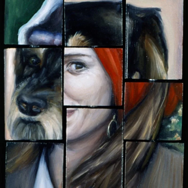 Portraits - angela e il suo cane ugo